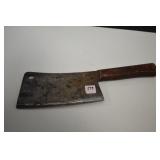 VINTAGE MEAT CLEAVER - MARKED: LEXINGTON