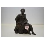 SPELTER FIGURINE - CLOCK TOPPER