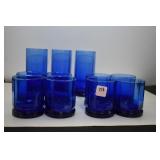 11 COBALT BLUE TUMBLERS