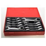 BLACKHAWK 10 PC. RATCHET/OPEN END WRENCH SET