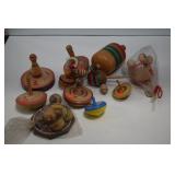 VINTAGE TOPS AND TOYS