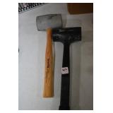 DEAD FALL HAMMER AND RUBBER MALLET