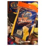 PAINTING SUPPLIES: RUBBER GLOVES, BRUSHES,