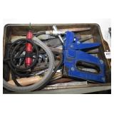 STAPLE GUN, ENGRAVING TOOL, ETC.