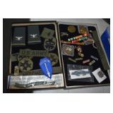 MILITARY RIBBONS, INSIGNIA, ETC.