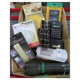 FLASHLIGHT, ELECTRIC HEAT TAPE, KEY HIDERS, ETC.