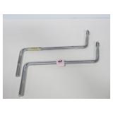 2 SNAP-ON RIGHT ANGLE BOX WRENCHES