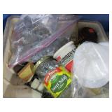 HOUSEHOLD CLEANERS, FASTNERS, ECT.