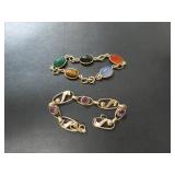 2 GOLD FILLED BRACELETS