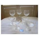 WATERFORD CRYSTAL  GOBLET SET ETC