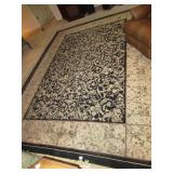 LARGE AREA RUG BLACK/TAN