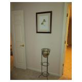 FLOWER PIC TRILIUM ERECTUM BY HOBLE/PEDESTAL CANDL