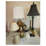 TABLE LAMPS ASSORTED/SHADES