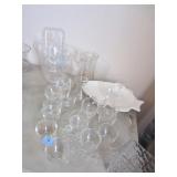 CANDLEWICK CRYSTAL PUNCH CUPS/ASSORTED SERVING