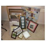 ASSORTED PRINTS/FRAMES