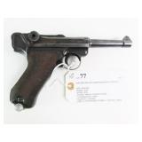MAUSER 1939 P-08 LUGER 9 MM SEMI AUTOMATIC PISTOL