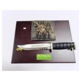 "THE VIET NAM WAR MEMORIAL" FIXED BLADE FIGHTING