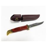 BUCK #102 FIXED BLADE KNIFE WITH SHEATH