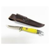 KISSING CRANE FIXED BLADE KNIFE WITH SHEATH