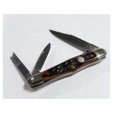 QUEEN CUTLERY #48 - 3 BLADE FOLDING POCKET KNIFE