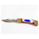 "OLD SMOKY" - UNCLE SAM FOLDING HUNTER W/SHEATH