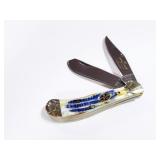 FROST CUTLERY "MUSTANG" - 2 BLADE FOLDING KNIFE