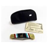 BUCK #110A - DESIGN BY BRIAN YELLOWHORSE #27/50