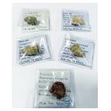 5 CIVIL WAR MINI BALLS: 2 FOUND LEADVALE, TN - 2 F