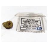 LEAD RAIL ROAD SEAL FOUND IN BULLS GAP, TN