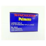 1000 WINCESTER LARGE RIFLE PRIMERS - WLR