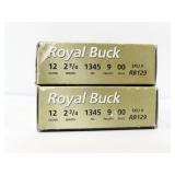 10 ROUNDS ROYAL BUCK 12 GA. 00 BUCK - 2 3/4"