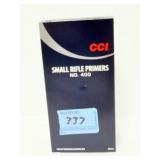 1000 CCI SMALL RIFLE PRIMERS - NO. 400