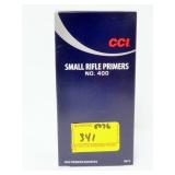 1000 CCI SMALL RIFLE PRIMERS - NO. 400