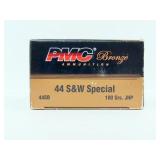 25 ROUNDS PMC .44 S&W SPL AMMUNITION