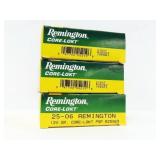 60 ROUNDS REMINGTON .25-06 REM AMMUNITION