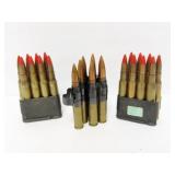 16 ROUNDS .30-06 TRACER AND 8 RDS. BELTED .30-06