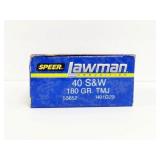 50 ROUNDS LAWMAN 40 S&W AMMUNITION