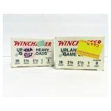 50 ROUNDS WINCHESTER UPLAND 20 GA. SHELLS