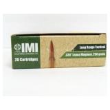 20 ROUNDS IMI .338 LAPUA MAGNUM AMMUNITION