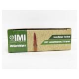 20 ROUNDS IMI .338 LAPUA MAGNUM AMMUNITION