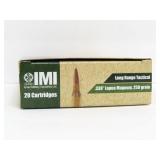 20 ROUNDS IMI .338 LAPUA MAGNUM AMMUNITION