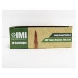 20 ROUNDS IMI .338 LAPUA MAGNUM AMMUNITION