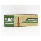 20 ROUNDS IMI .338 LAPUA MAGNUM AMMUNITION