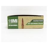 20 ROUNDS IMI .338 LAPUA MAGNUM AMMUNITION