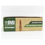 20 ROUNDS IMI .338 LAPUA MAGNUM AMMUNITION