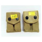 2 MAGAZINE CARRIERS WITH 4 - .45 CAL 1911