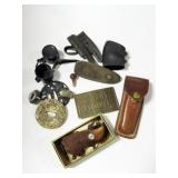 COLT BELT BUCK, SWORD HILT, COLT REVOLVER GRIPS, B