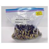 500 ROUNDS .40 S&W BRASS FOR RELOADING