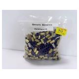 500 ROUNDS 9 MM BRASS FOR RELOADING