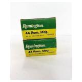 100 ROUNDS .44 REM MAG BRASS FOR RELOADING